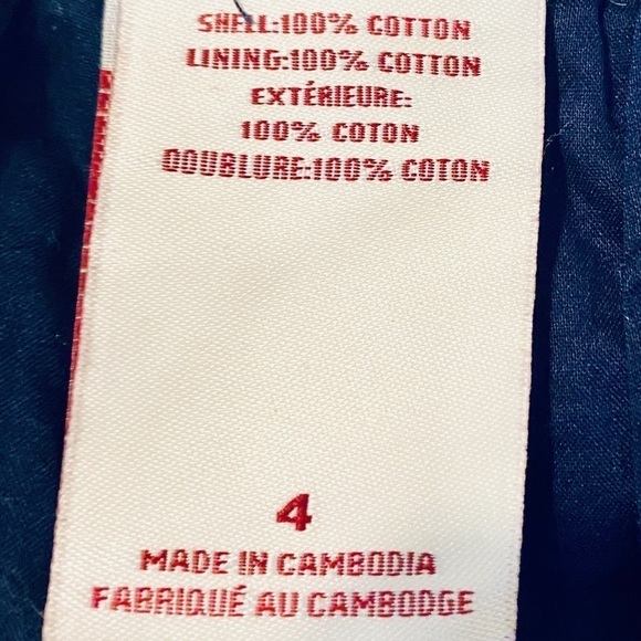 Navy Blue Eyelet Shorts Size 4 - Picture 13 of 13